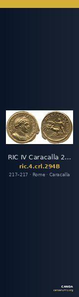 RIC IV Caracalla 294B — CANOA