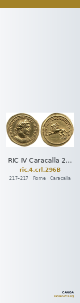 RIC IV Caracalla 296B — CANOA