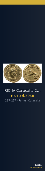 RIC IV Caracalla 296B — CANOA