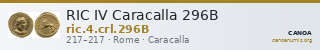 RIC IV Caracalla 296B — CANOA