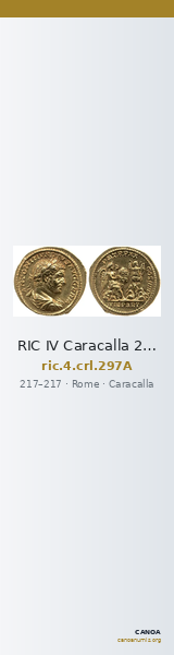 RIC IV Caracalla 297A — CANOA