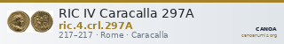 RIC IV Caracalla 297A — CANOA