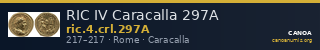 RIC IV Caracalla 297A — CANOA