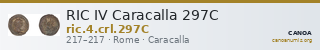 RIC IV Caracalla 297C — CANOA