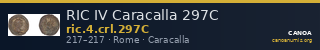 RIC IV Caracalla 297C — CANOA