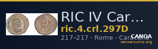 RIC IV Caracalla 297D — CANOA