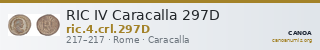 RIC IV Caracalla 297D — CANOA