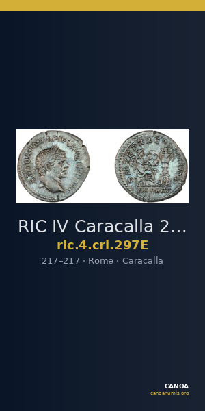 RIC IV Caracalla 297E — CANOA