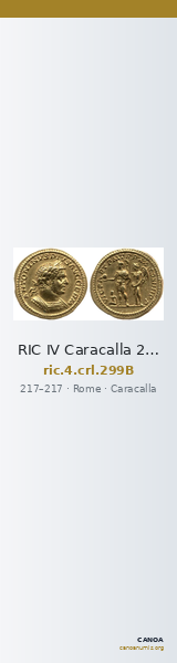 RIC IV Caracalla 299B — CANOA