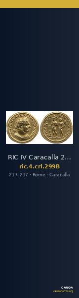 RIC IV Caracalla 299B — CANOA