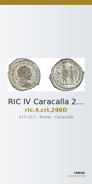 RIC IV Caracalla 299D — CANOA