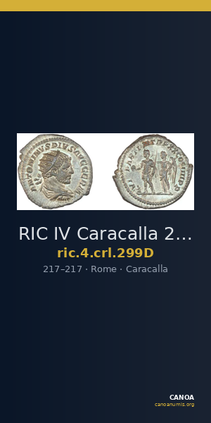 RIC IV Caracalla 299D — CANOA