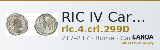 RIC IV Caracalla 299D — CANOA