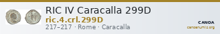 RIC IV Caracalla 299D — CANOA