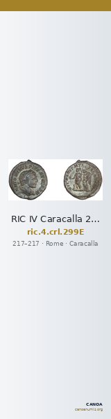 RIC IV Caracalla 299E — CANOA