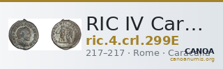 RIC IV Caracalla 299E — CANOA