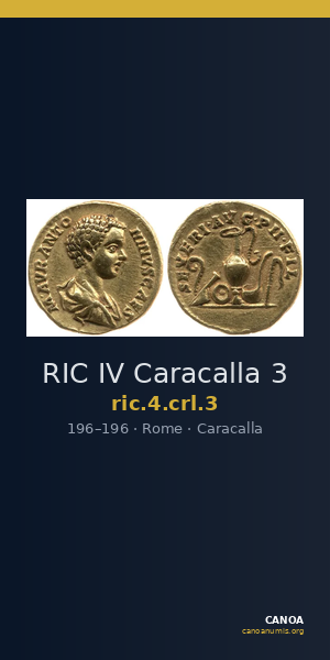 RIC IV Caracalla 3 — CANOA