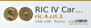 RIC IV Caracalla 3 — CANOA