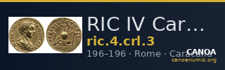 RIC IV Caracalla 3 — CANOA