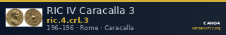 RIC IV Caracalla 3 — CANOA
