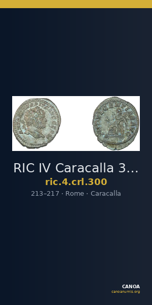 RIC IV Caracalla 300 — CANOA