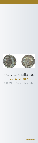 RIC IV Caracalla 302 — CANOA