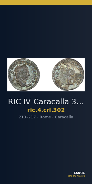 RIC IV Caracalla 302 — CANOA