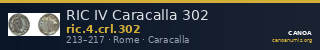 RIC IV Caracalla 302 — CANOA