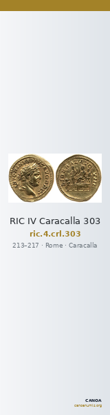 RIC IV Caracalla 303 — CANOA