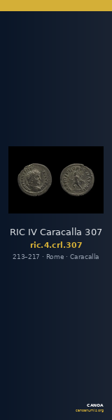 RIC IV Caracalla 307 — CANOA