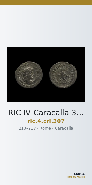 RIC IV Caracalla 307 — CANOA