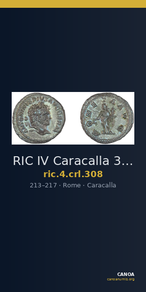 RIC IV Caracalla 308 — CANOA