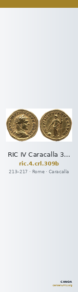 RIC IV Caracalla 309b — CANOA