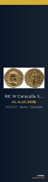 RIC IV Caracalla 309b — CANOA
