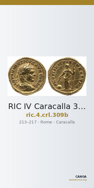 RIC IV Caracalla 309b — CANOA