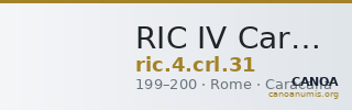 RIC IV Caracalla 31 — CANOA