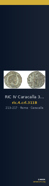 RIC IV Caracalla 311B — CANOA