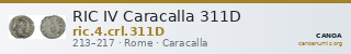 RIC IV Caracalla 311D — CANOA