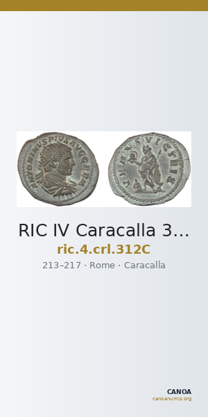 RIC IV Caracalla 312C — CANOA