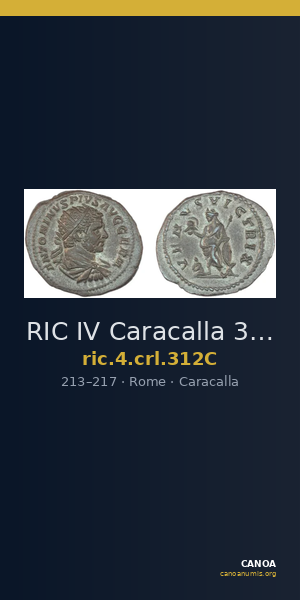 RIC IV Caracalla 312C — CANOA