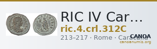 RIC IV Caracalla 312C — CANOA