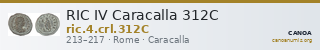 RIC IV Caracalla 312C — CANOA