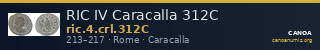 RIC IV Caracalla 312C — CANOA