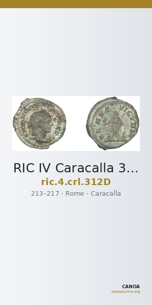 RIC IV Caracalla 312D — CANOA