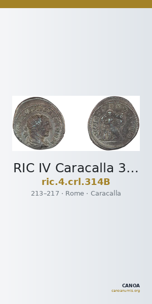 RIC IV Caracalla 314B — CANOA