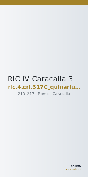 RIC IV Caracalla 317C (quinarius aureus) — CANOA