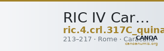 RIC IV Caracalla 317C (quinarius) — CANOA
