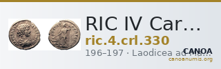 RIC IV Caracalla 330 — CANOA