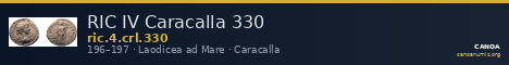RIC IV Caracalla 330 — CANOA