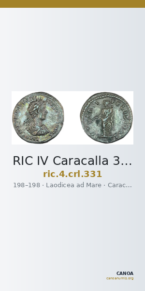 RIC IV Caracalla 331 — CANOA